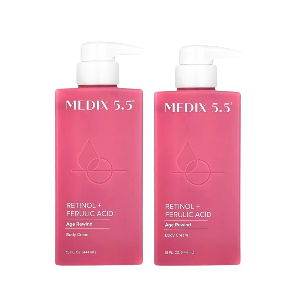 2 PACK OF Medix 5.5, Body Cream, Retinol